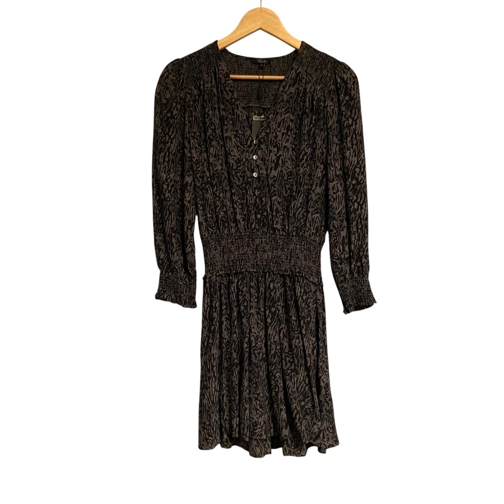 Rails abstract animal print Long Sleeve Dress